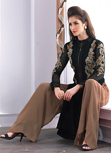 Tops with Palazzo Salwar