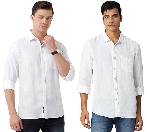 White Linen Shirt Matching Pants