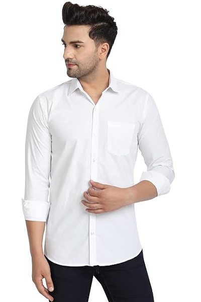 White Shirt And Black Pants Combination