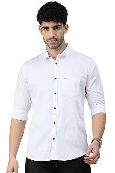 White Shirt With Blue Pants