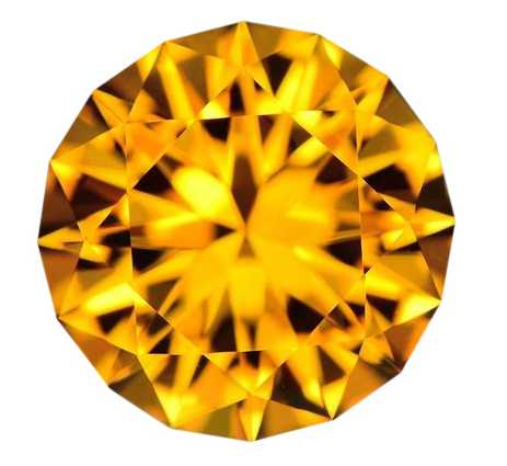 Yellow Rounded November Birthstone