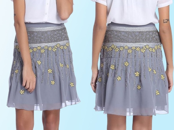 Yoke Designer Skirt 11