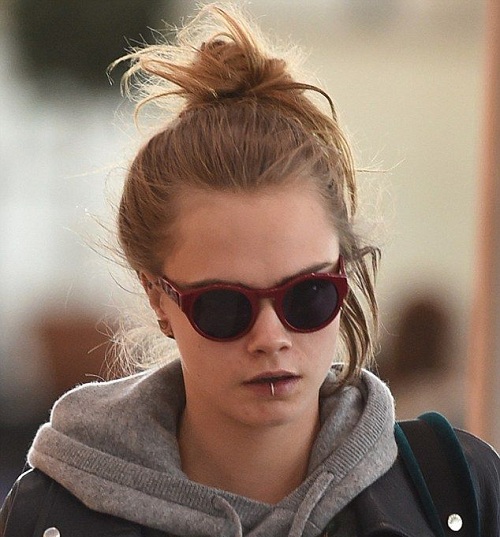 Hollywood actress with lip piercings