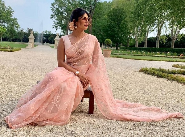 Priyanka Chopra In Lace Saree