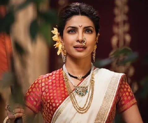 Priyanka Chopra Saree In Bajirao Mastani