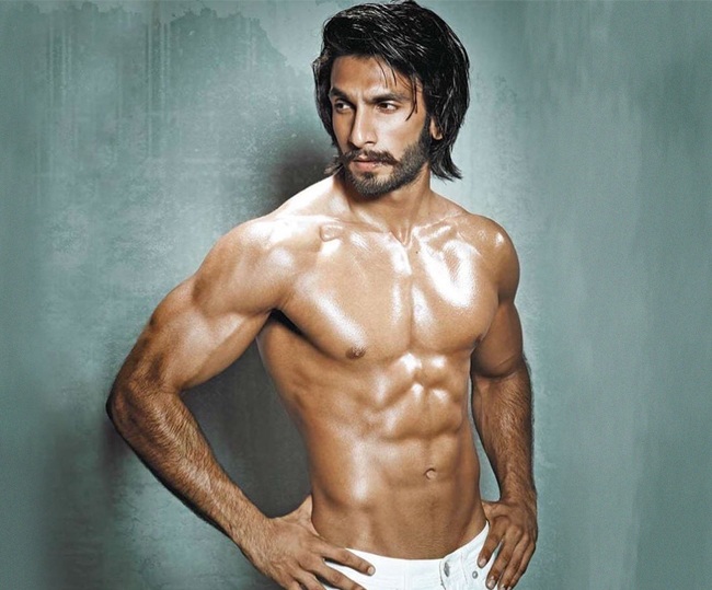 Ranveer Singh six Pack Abs