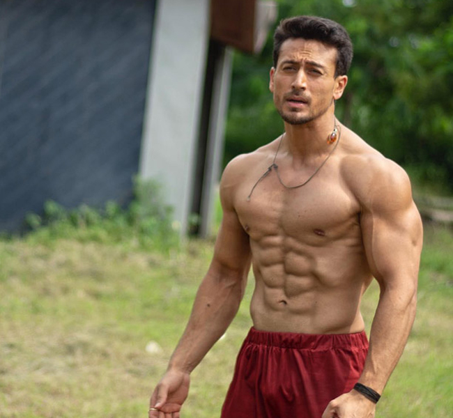 Tiger Shroff six Pack Abs
