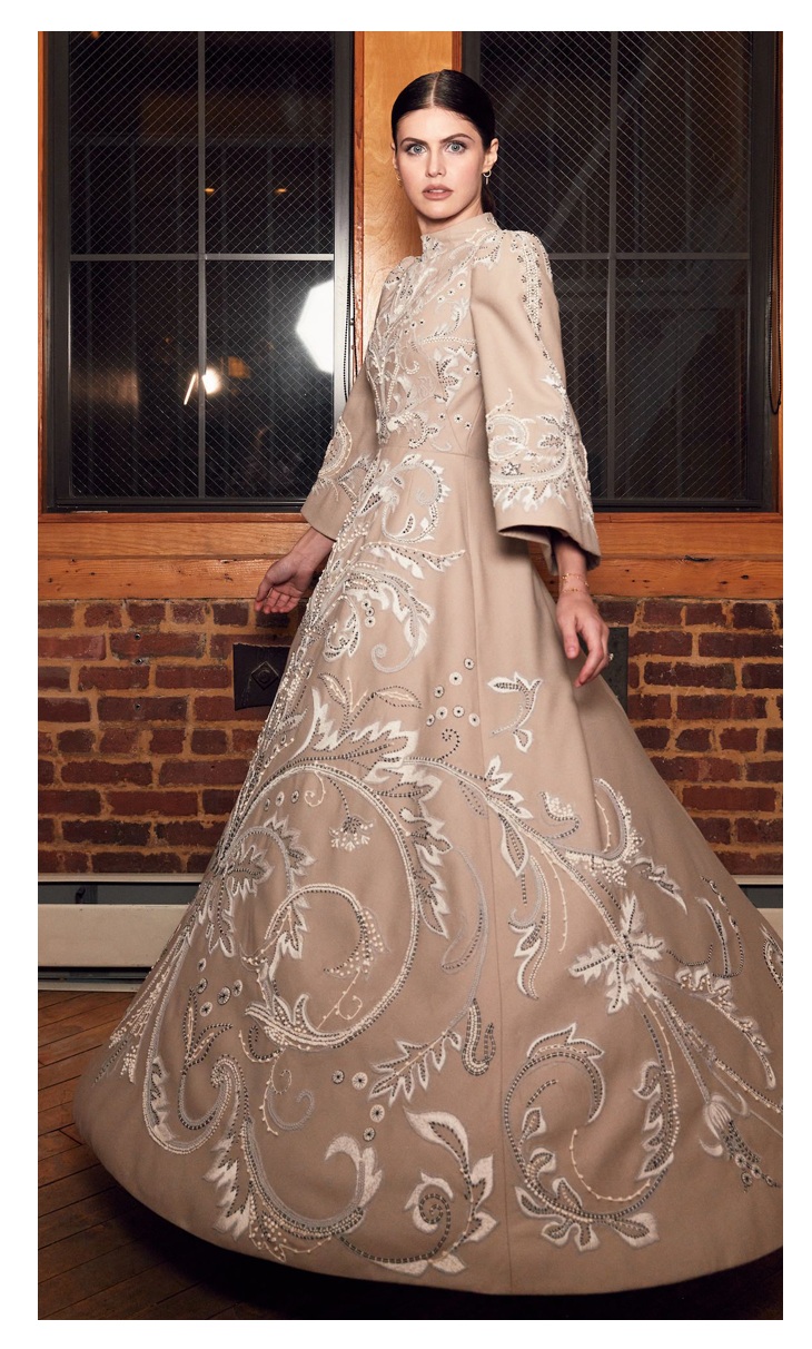 Wearing A Dior Gown