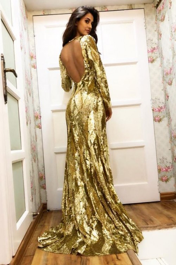 Disha Patani In A Beautiful Gown