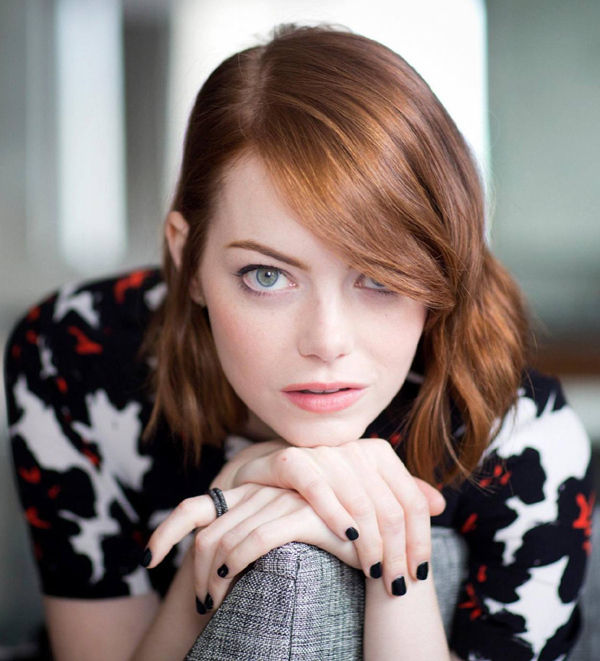 Fuller Face Shape Emma Stone