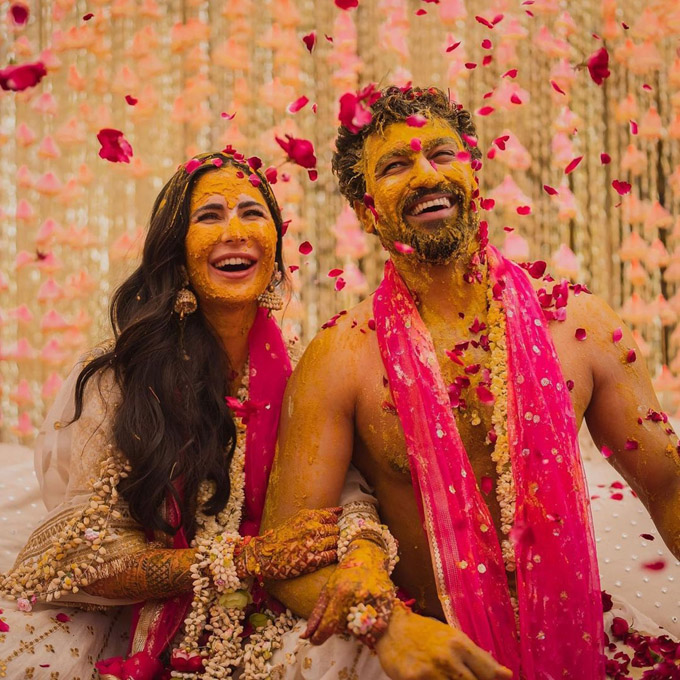 Katrina Kaif Haldi Dress