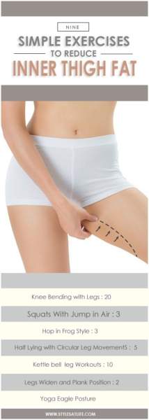 exercises for inner thigh fat removal