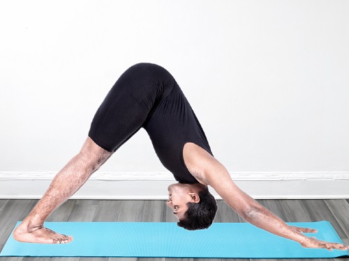 Parvatasana Surya Namaskar Step 5