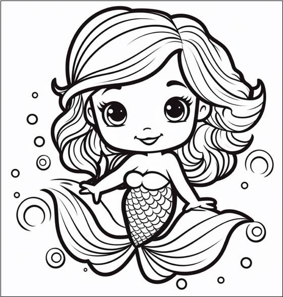 Lol Mermaid Coloring