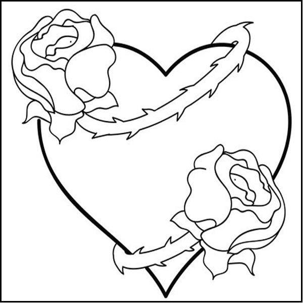 Heart And Roses 