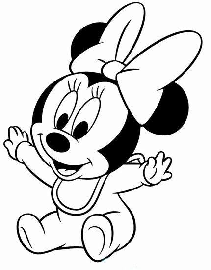Baby Disney Coloring Page
