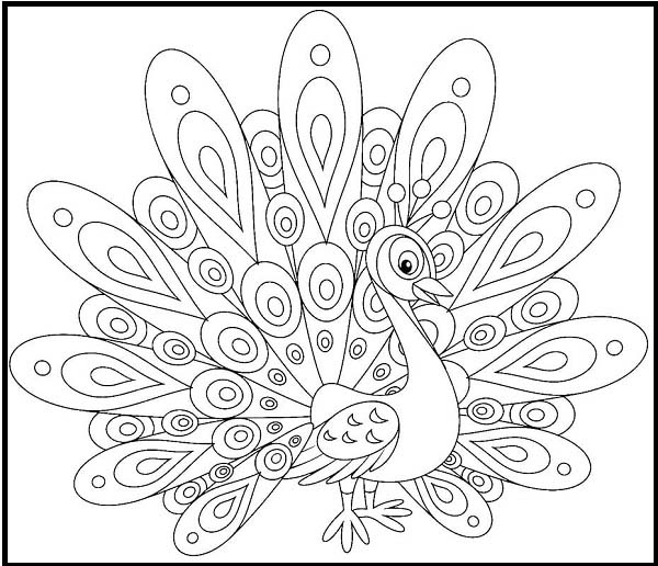 Cute Peacock Sheet
