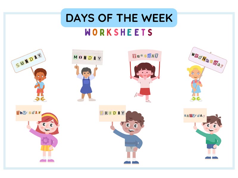 Days Of The Week Worksheets