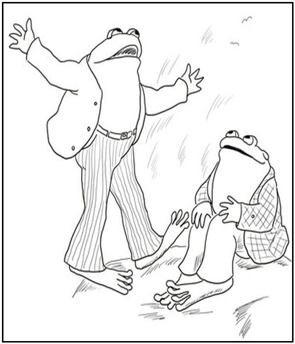 Frog And Toad Color Sheet