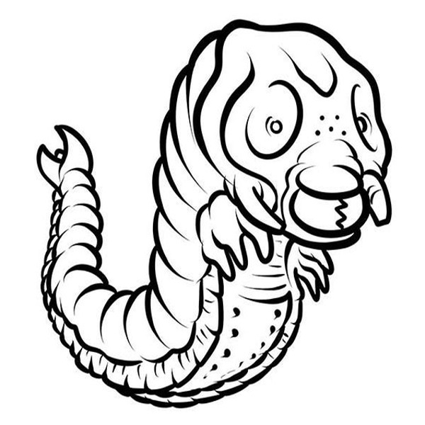 Godzilla Larvae Coloring Paper