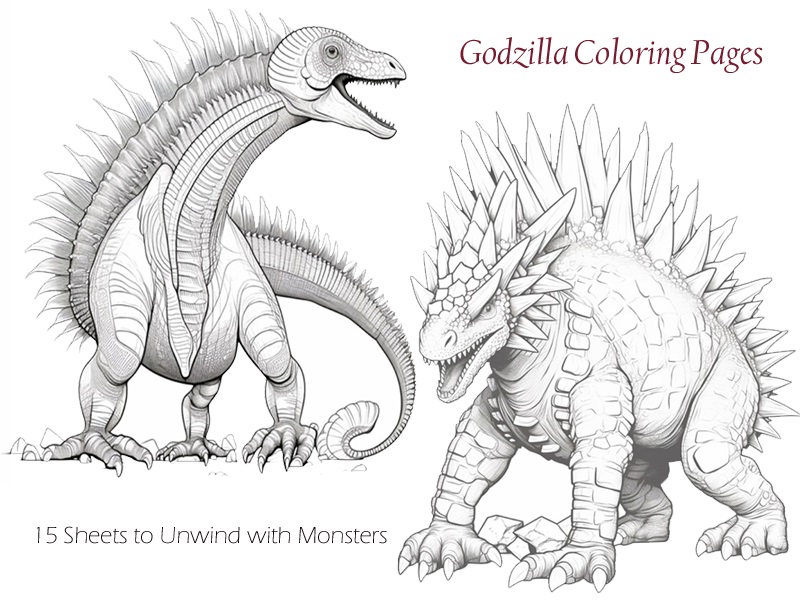 Godzilla Coloring Pages