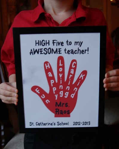 Handmade Frame Craft for Teachers Day