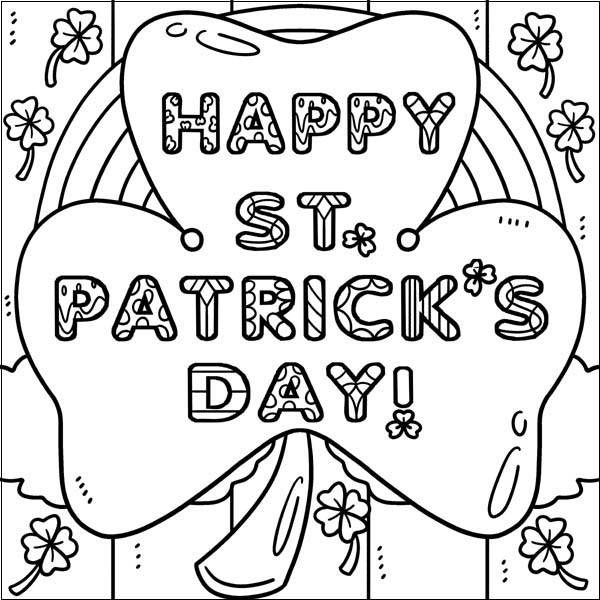 Happy St Patrick's Day Sheet