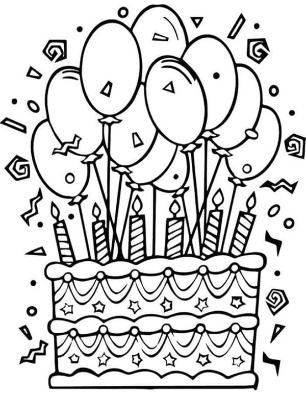 Balloons Coloring
