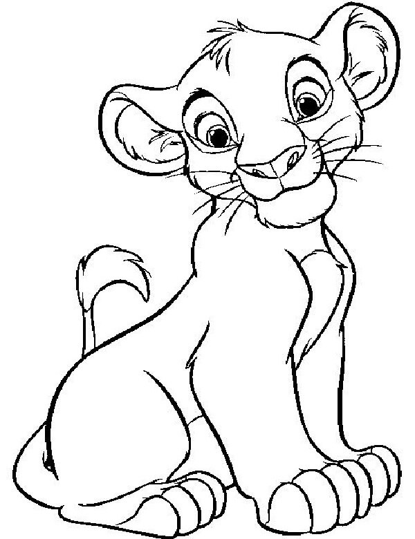 Simba Coloring Pages