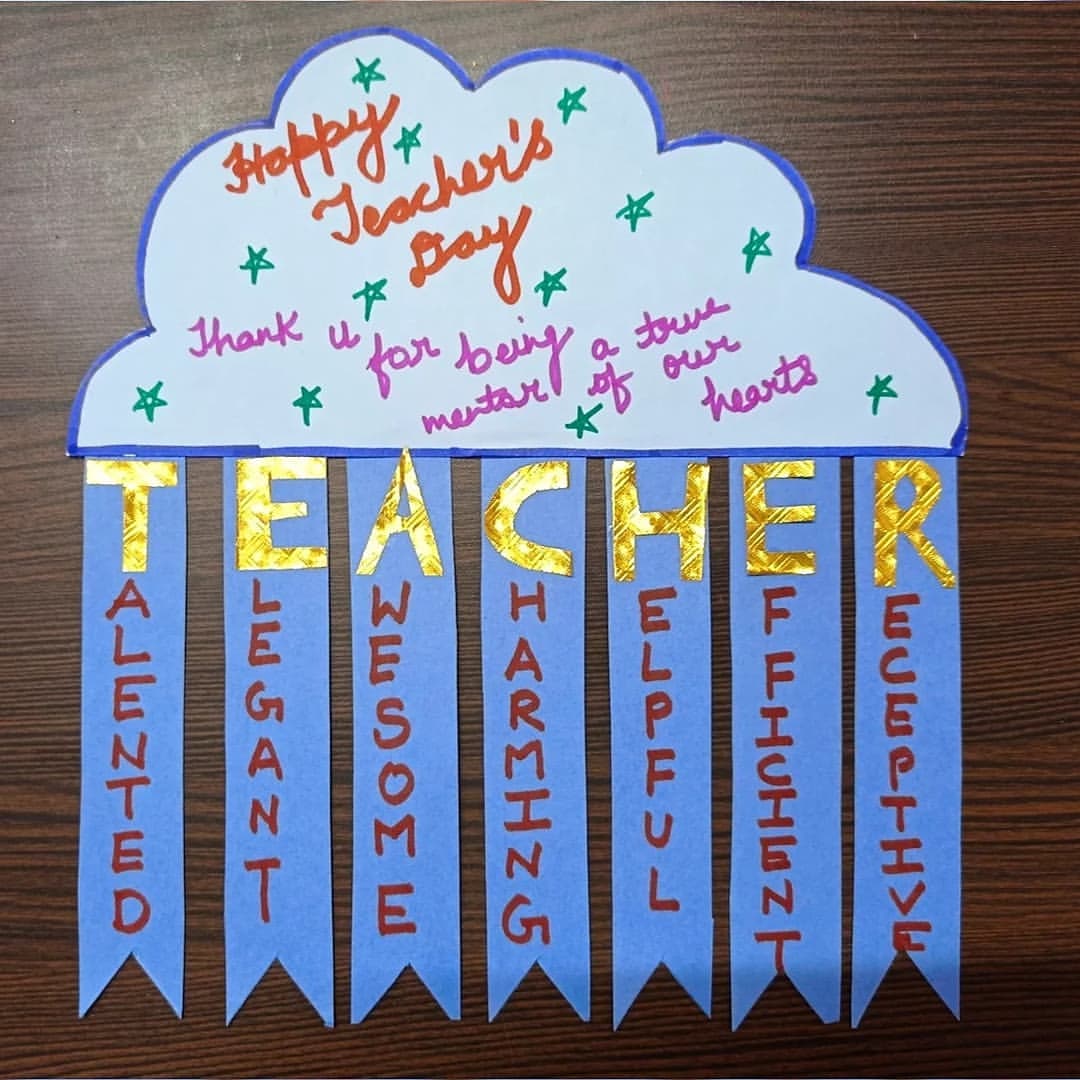 Teacher’s Day Craft Idea