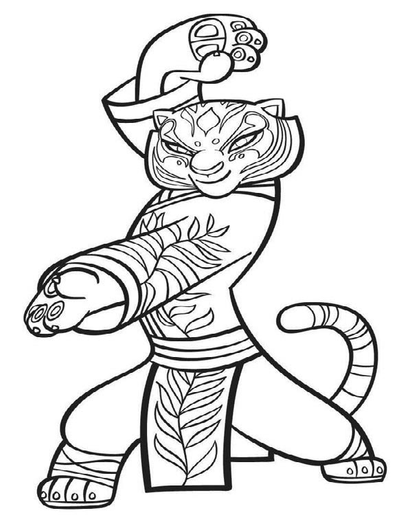 Tigress Coloring Sheet
