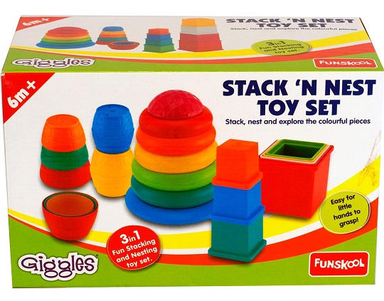 Giggles N Nest Toy Set 3-in-1