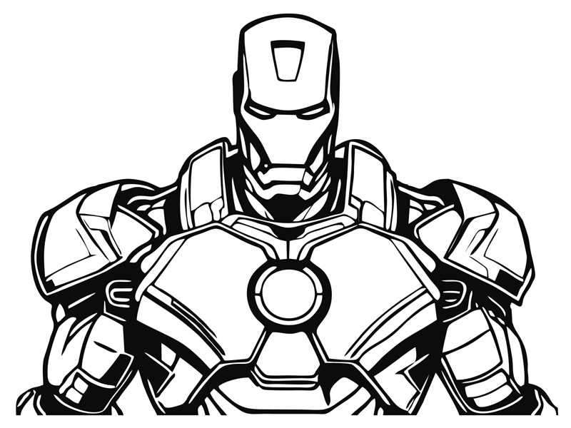 Iron Man Coloring Pages