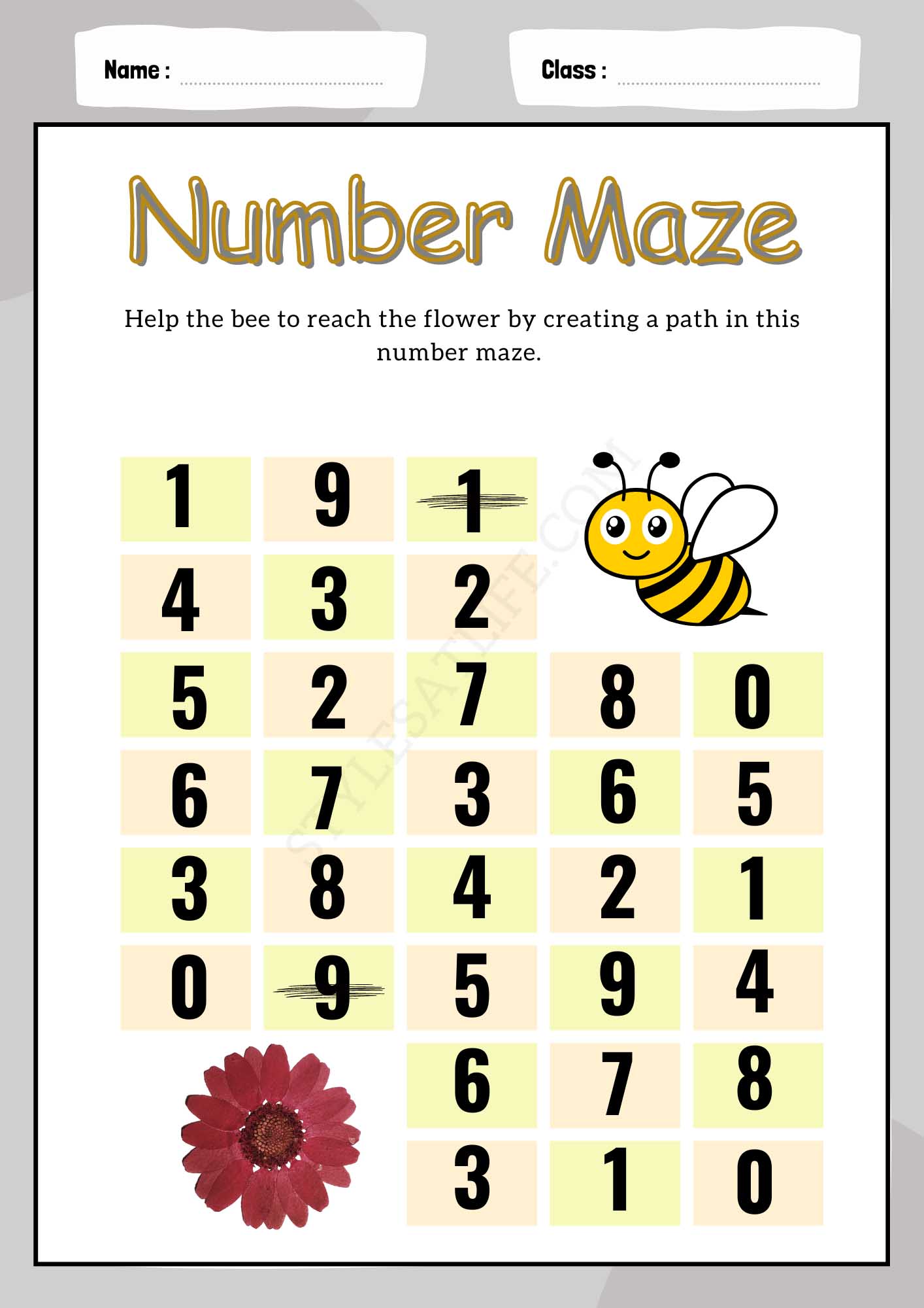 Number Maze