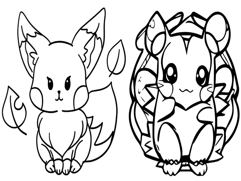 Pikachu Coloring Pages