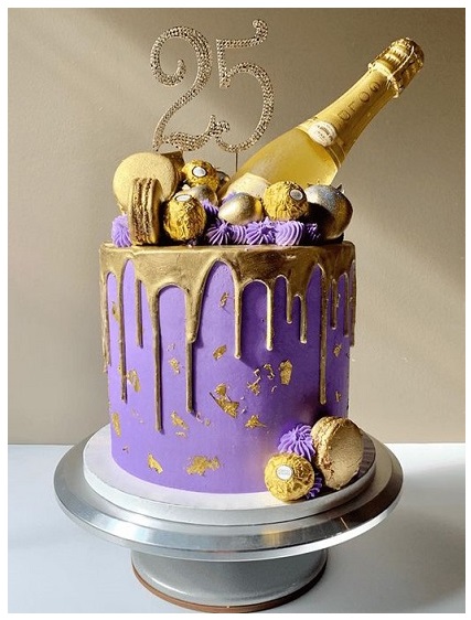 25 Number Birthday Cake