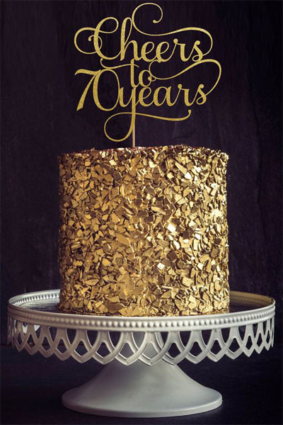 70th Birthday Cake For Women