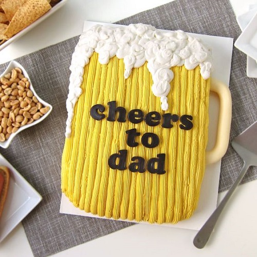 super dad birthday cake 