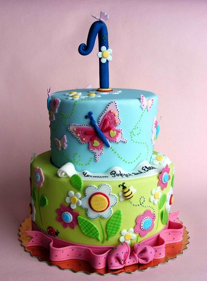 Butterfly Birthday Cake