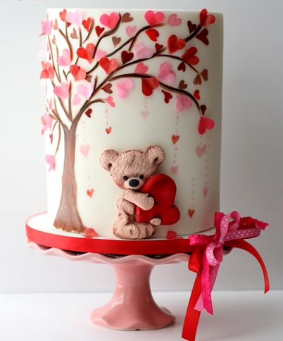 Butterscotch Cake For Valentine’s Day
