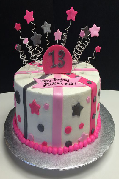 Carnival Theme 13th Birthday Cake