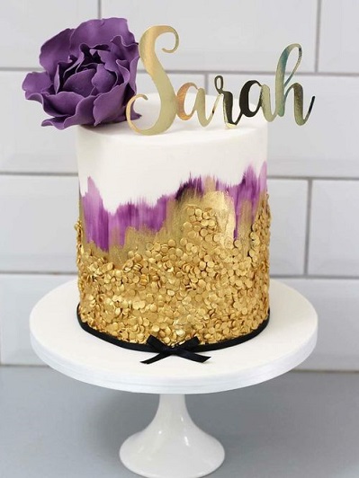Custom Cake For 40th Birthday
