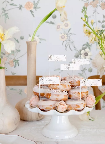 Donut Engagement Cake