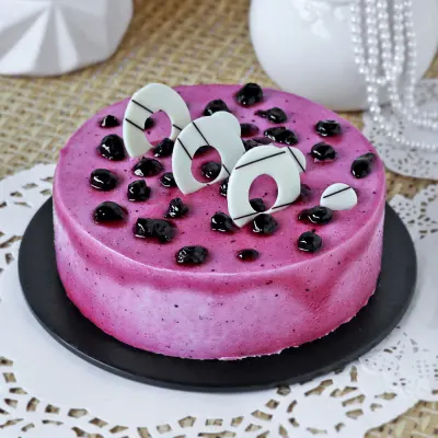 Easy Blueberry Cake Design