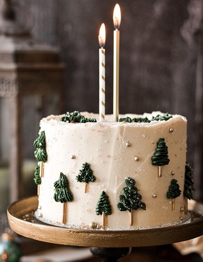 Easy Christmas Cake Design