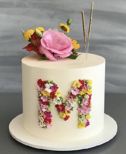 birthday cake for wife with name 