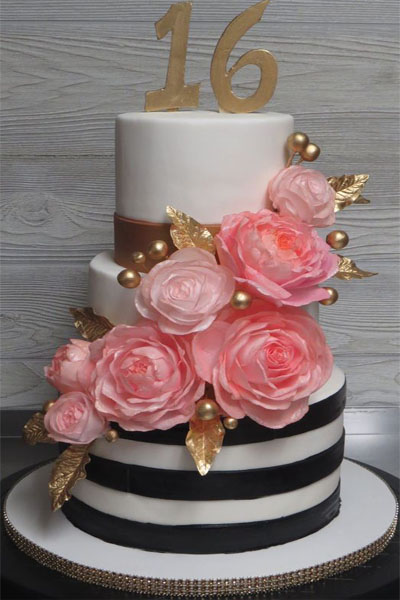 Fancy Cake For 16th Birthday