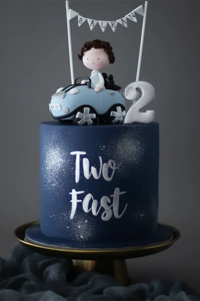 Growing Up Fast Theme Cake For 2nd Birthday