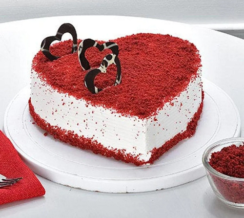 unique red velvet cake designs 