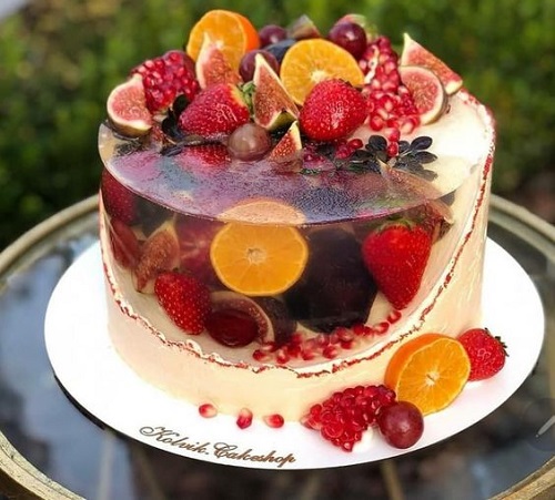 Jelly Fruit Cake
